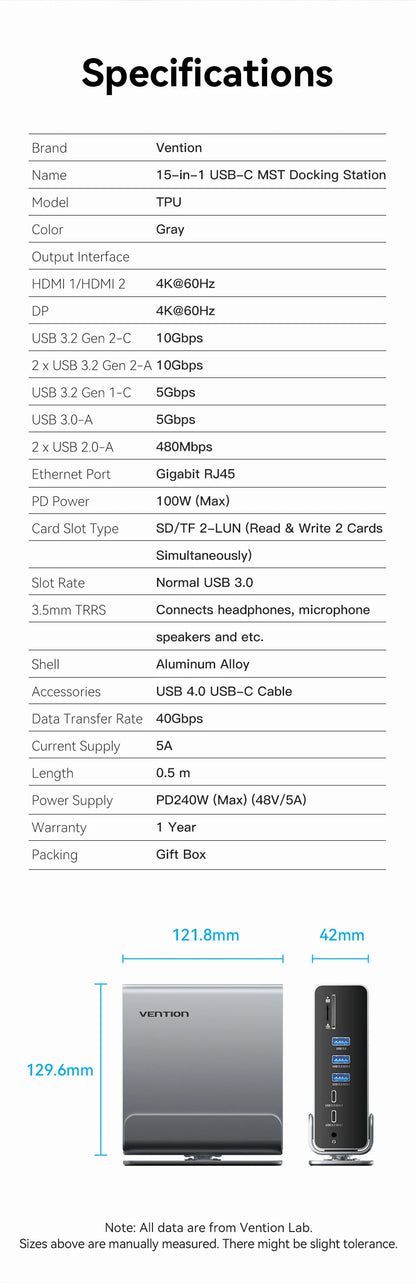 USB C Docking Station