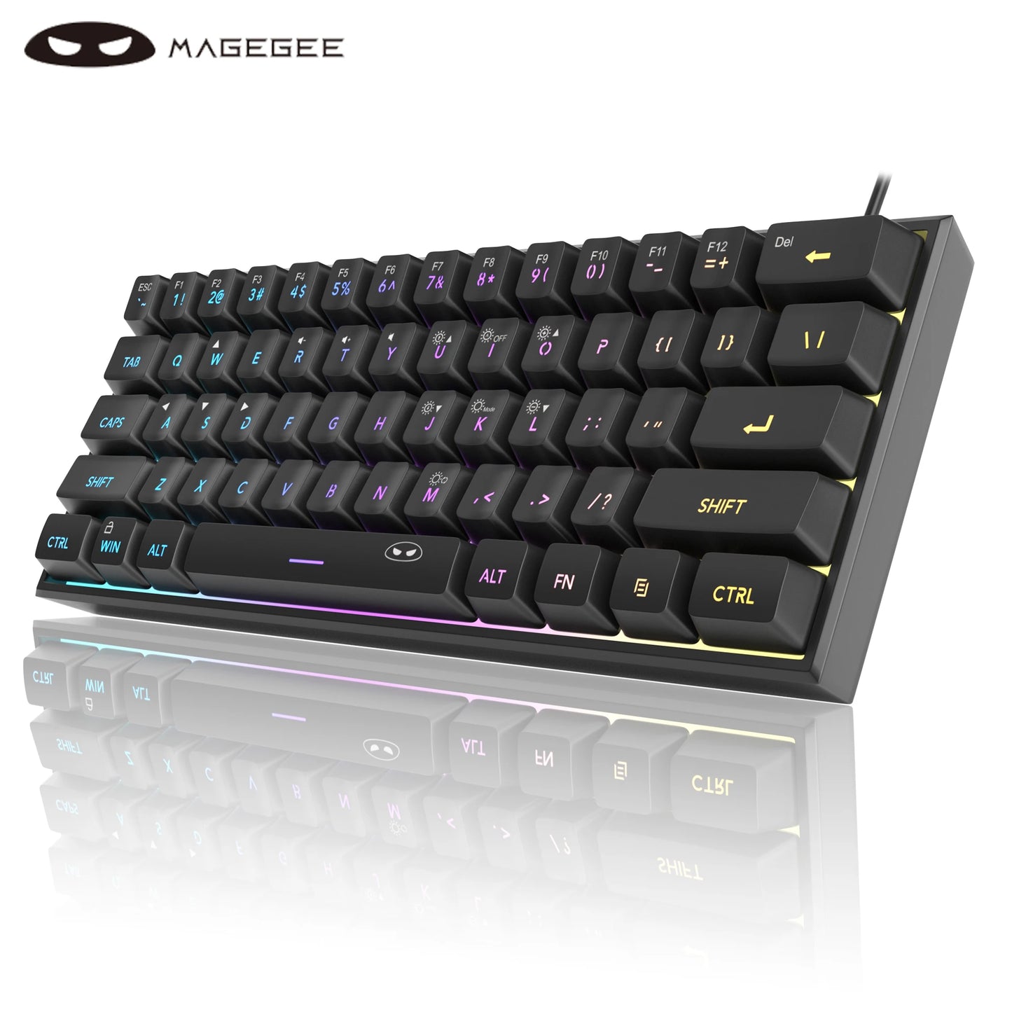 MageGee Mini 60% Gaming Keyboard