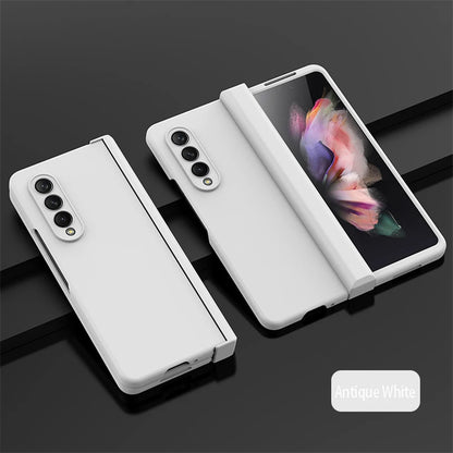 Ultra Thin Folding Shockproof Case For Samsung Galaxy Z Fold 4 6 Fold4 Fold3 Fold 5 360 Full Protection Candy Color Hard Cover