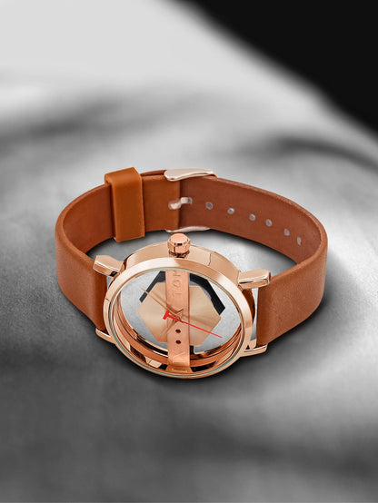 TOMI Fashionable and Minimalist Men's Leather Watch Strap