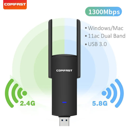 COMFAST 1300Mbps USB Wifi Adapter