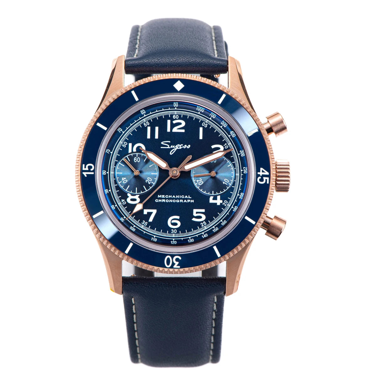 Sugess Handwind Chronograph Watch