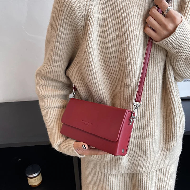 Red Crossbody Bag for Women