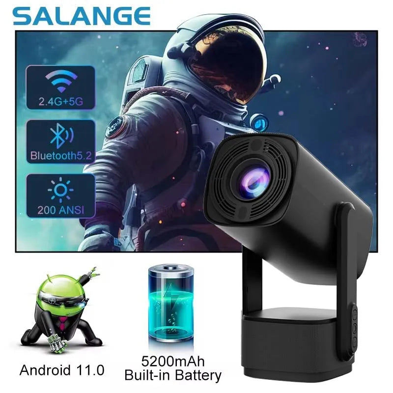 Salange K2 Projector with Built-in  Battery